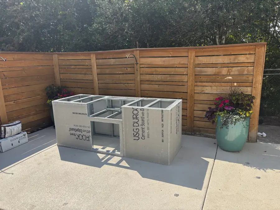 Custom Outdoor Grill Build step 2