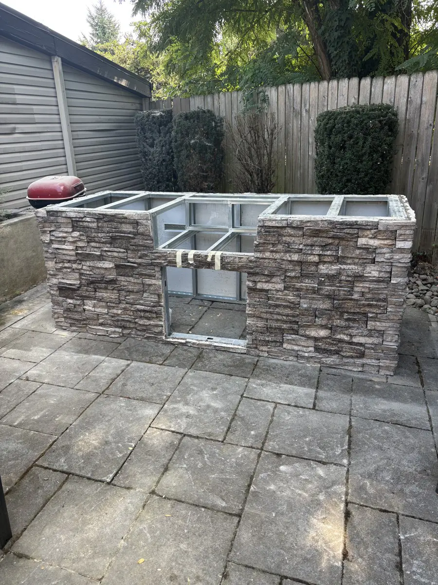 Custom Outdoor Grill Build step 3