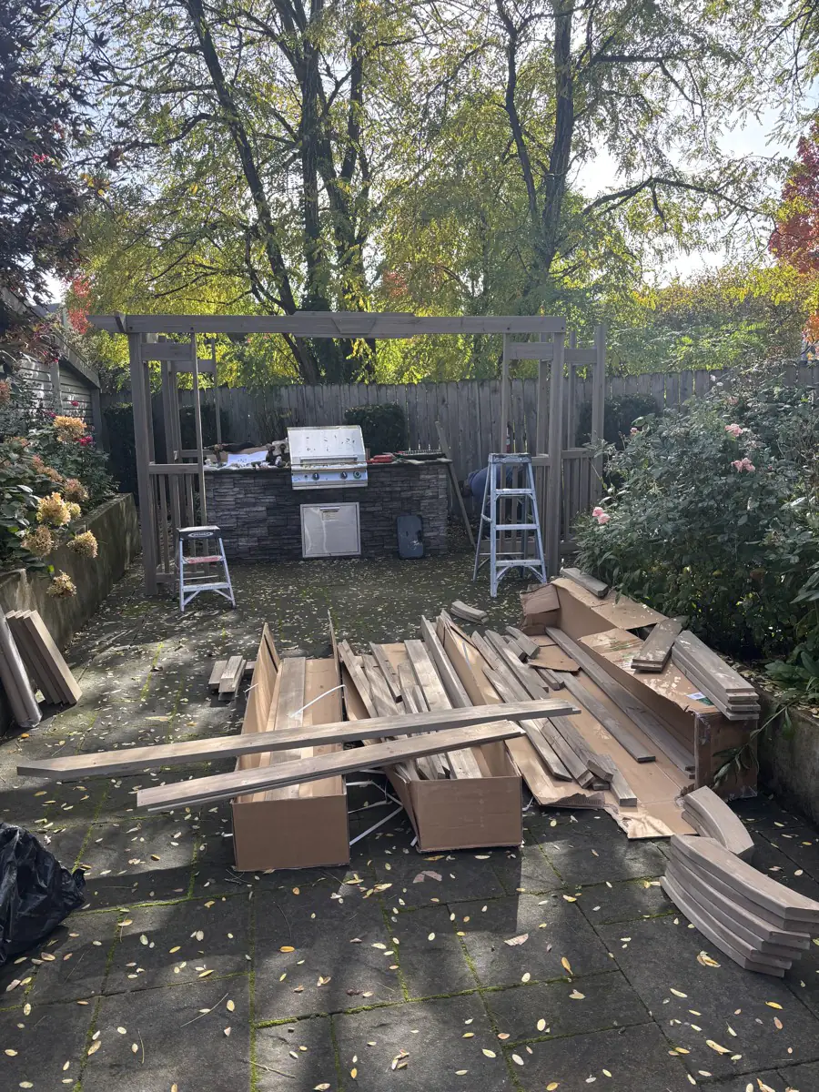 Custom Outdoor Grill Build step 4