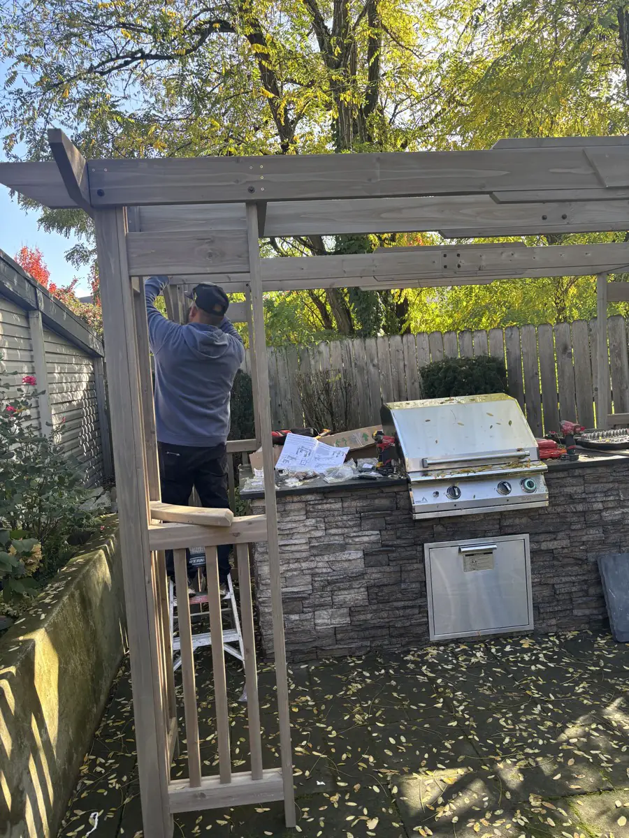 Custom Outdoor Grill Build step 5
