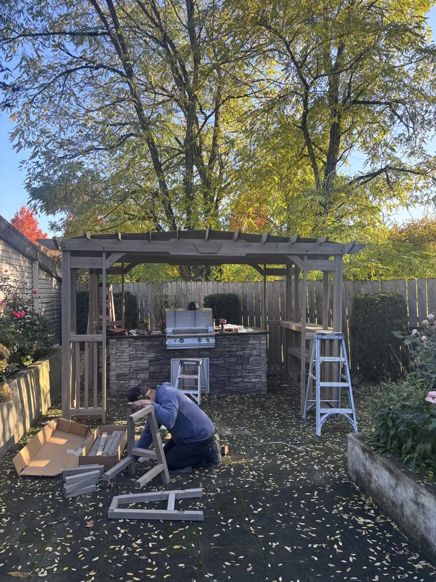 Custom Outdoor Grill Build step 6